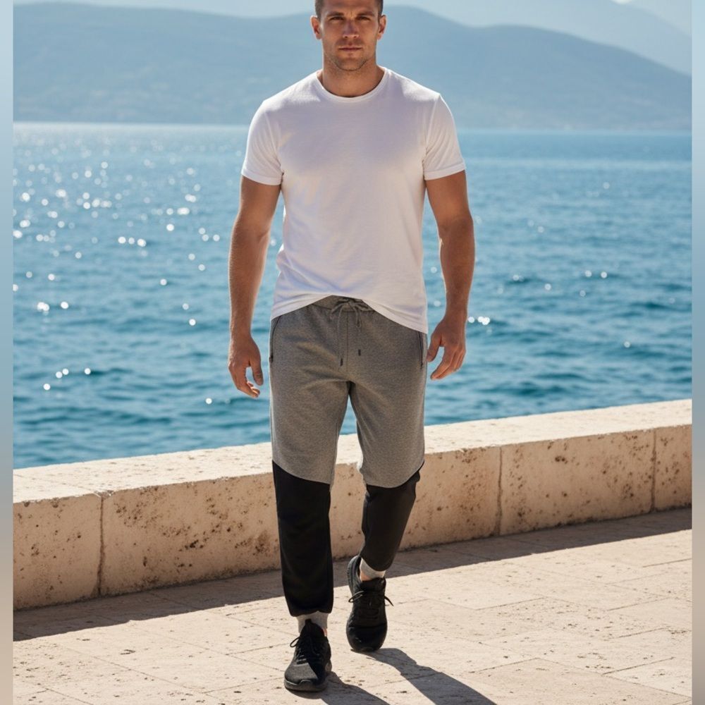 GUC Brooklyn Express Men’s Gray Black Joggers - Size XXL